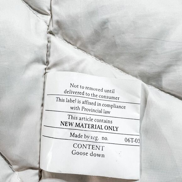 PATAGONIA Womens Goose Down Vest Size S in Ivory - Picture 7 of 7